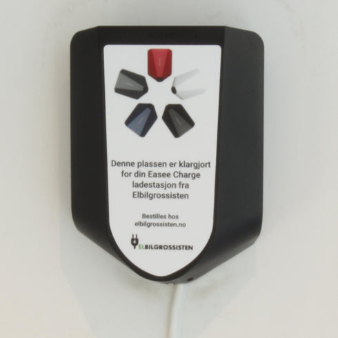 Easee bakplate med blinddeksel - Klargjort for ladeenhet / charge berry - Elbilgrossisten